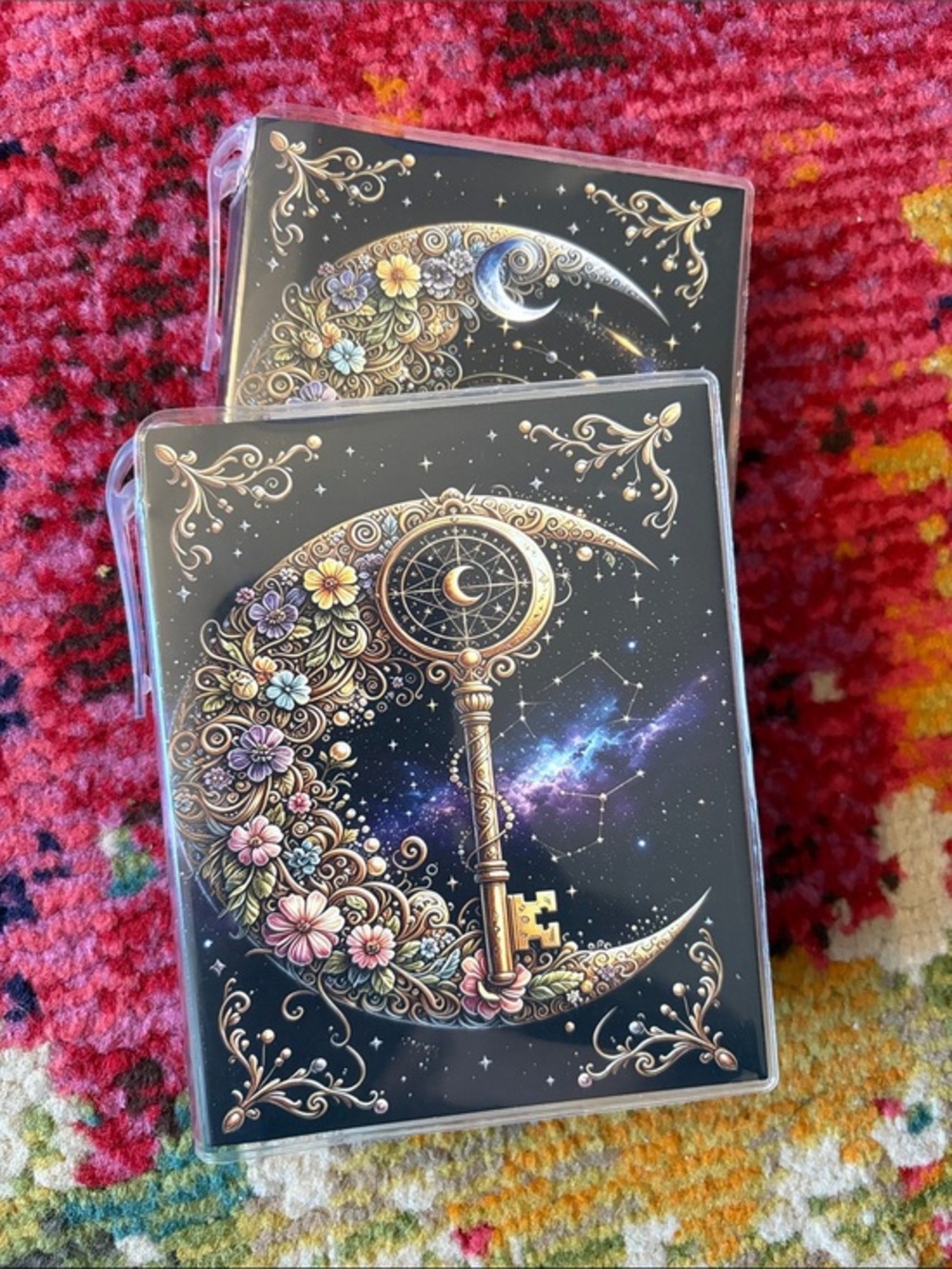 1 x Moon Charm Design Notebook Journal Hardcover – Multicolor